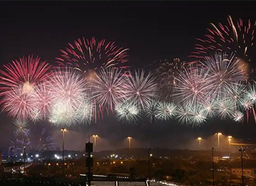 福贡县焰火晚会